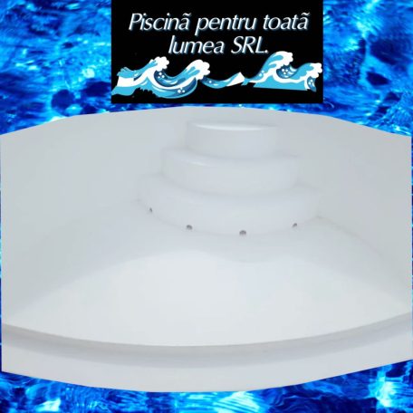 Corp piscina rotunda ,,ALB,,2,5x0,9 cu scara