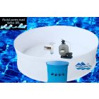 Piscină 2,5 m × 0,9 m rotundă din polipropilenă – set de filtrare Neo pompa inverpro wifi ip 20