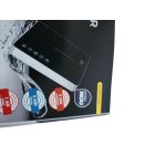 Piscină 8×3×1,5 m, albă, colțuri ascuțite, fără scară – cu clorinator MR Pure WiFi & pompă InverPro