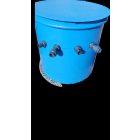 Piscină 8×3×1,5 m, albă, colțuri ascuțite, fără scară – cu clorinator MR Pure WiFi & pompă InverPro