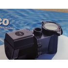 Piscină 8×3×1,5 m, albă, colțuri ascuțite, fără scară – cu clorinator MR Pure WiFi & pompă InverPro
