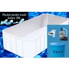 Piscină 6×3×1,2 m polipropilenă  albă – colțuri rotunjite KIT set de filtrare Neo POMPA INVERPRO WI-FI IP20