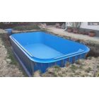 Piscină 6×3×1,5 m polipropilenă albastra fara scara colt rotunjit– KIT set de filtrare NEO POMPA INVERPRO WI-FI IP 20