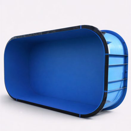 Piscină 8×3×1,5 m polipropilenă albastra fără scară – colțuri rotunjite KIT set de filtrare NEO ECONOMIC