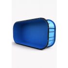 Piscină 8×3×1,5 m polipropilenă albastra fără scară – colțuri rotunjite KIT NEO POMPA INVERPRO WI-FI IP 20
