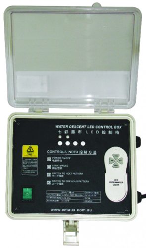 Unitate centrală de comandă LED pentru cascadă piscină, 60W/110-220V/12V